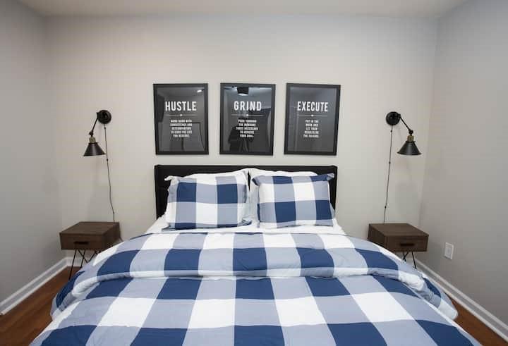 743 Crestwell Circle Atlanta, GA 30331 - Photo 9 of 20 a black and white checkered floor with a black white checkered floor