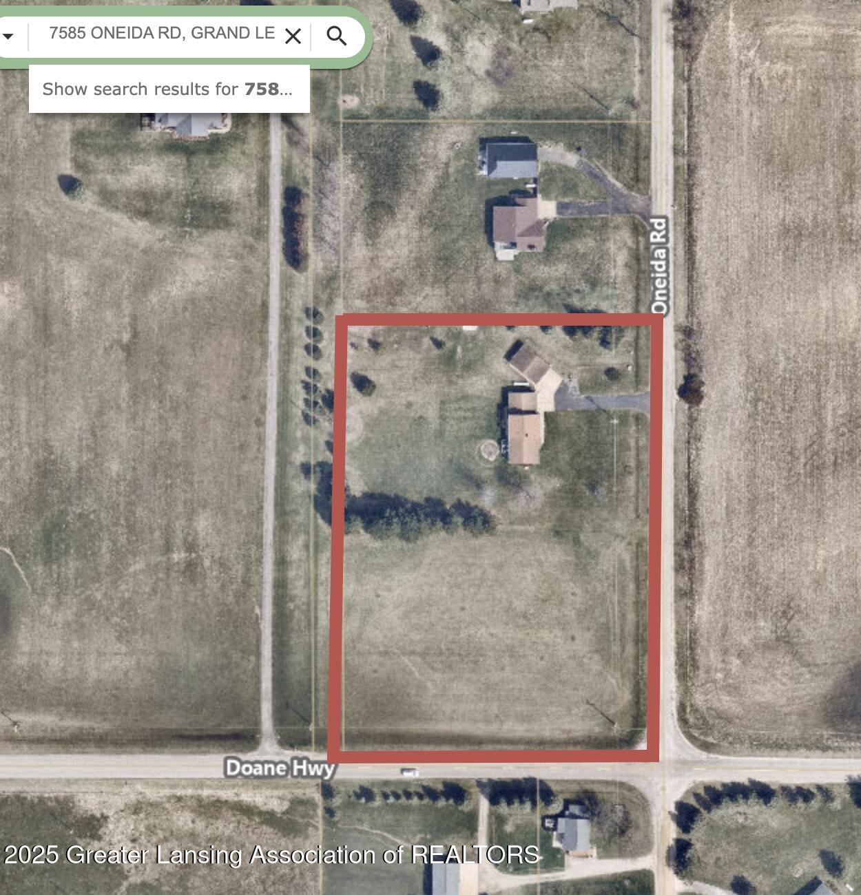 7585 Oneida Road Grand Ledge, MI 48837 - Photo 59 of 59 7585 AERIAL GIS