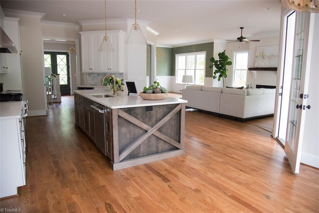 6900 Matzinger Court Oak Ridge, NC 27310 - Photo 5 of 30 Kitchen looking toward the den.