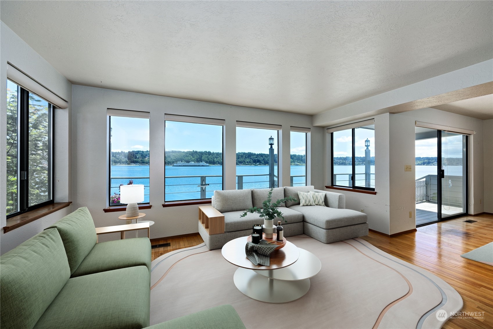924 Shore Drive Bremerton, WA 98310 - Photo 4 of 36 a living room with furniture and a large window