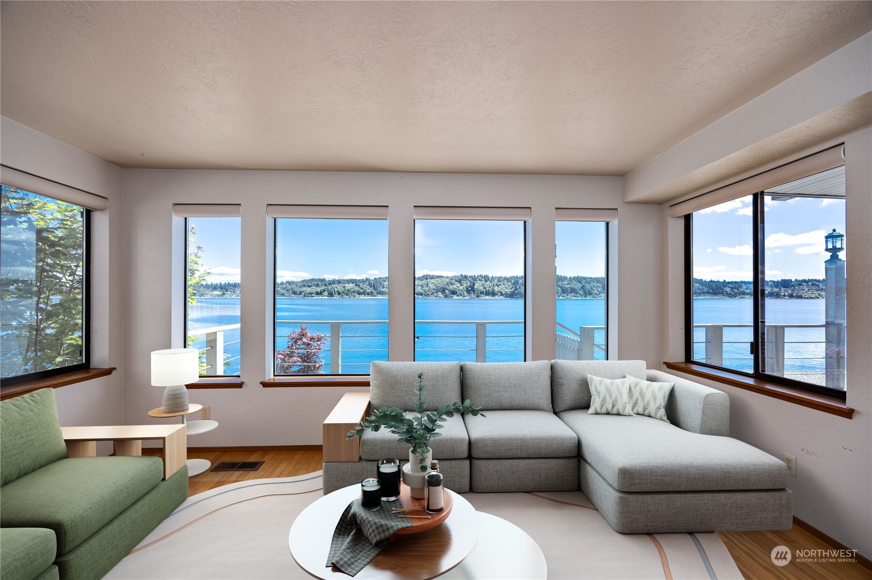 924 Shore Drive Bremerton, WA 98310 - Photo 7 of 36 a living room with furniture and a large window