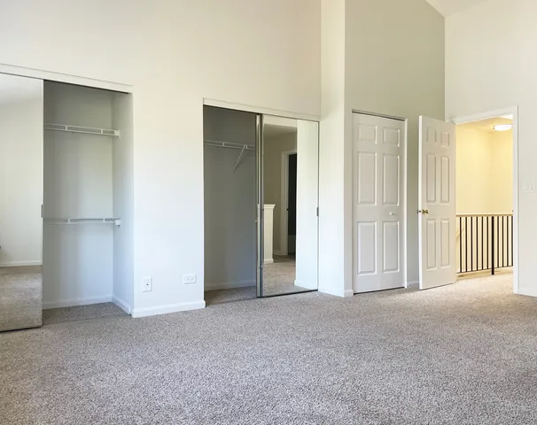 a view of a livingroom with a staircase