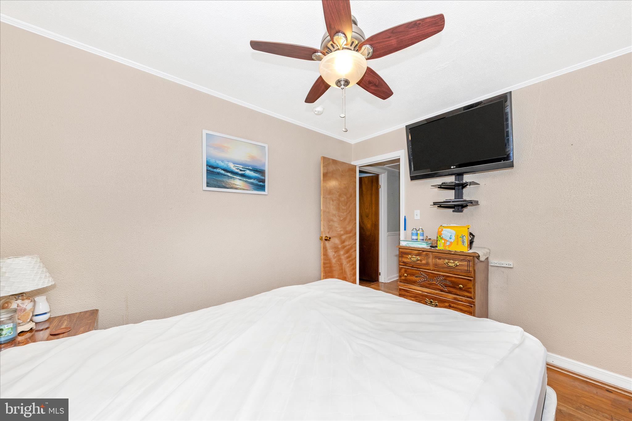 11304 Manse Road Hagerstown, MD 21740 - Photo 23 of 53 a bedroom with a bed and a flat screen tv