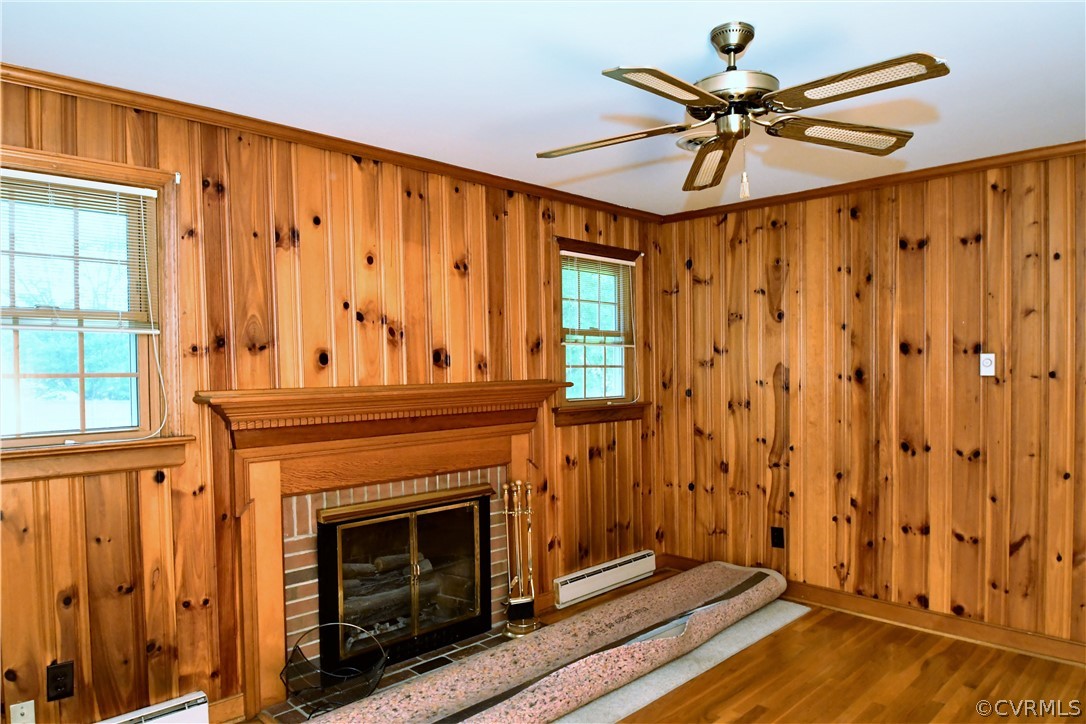 751 Courthouse Road North Chesterfield, VA 23236 - Photo 11 of 37 a view of an empty room with a fireplace and a window