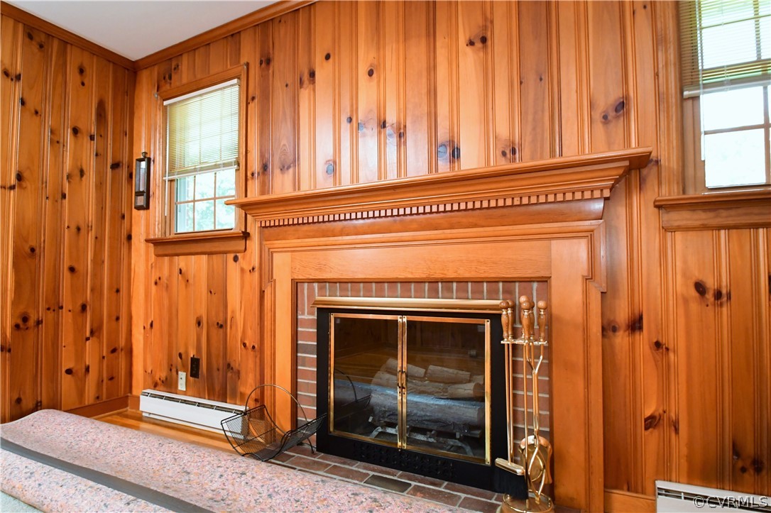 751 Courthouse Road North Chesterfield, VA 23236 - Photo 13 of 37 a view of a fireplace with glass door