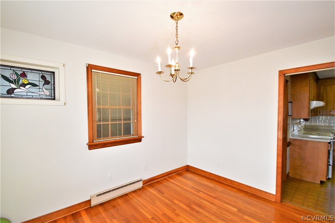 751 Courthouse Road North Chesterfield, VA 23236 - Photo 9 of 37 a view of a room with wooden floor and cabinet
