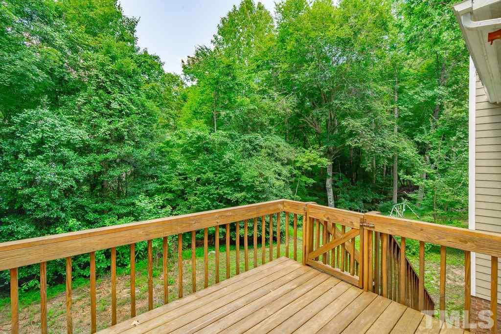 3433 Singleleaf Lane Raleigh, NC 27616 - Photo 3 of 28 a view of balcony with deck and yard