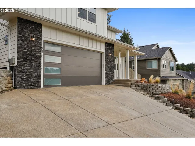 a backyard of a house