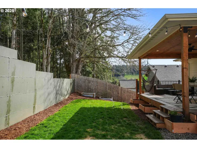 a table and chairs in the patio