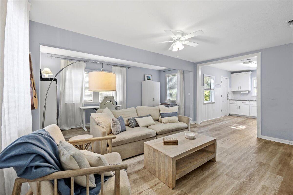 115 Milton Road Pensacola, FL 32507 - Photo 10 of 18 a living room with furniture and wooden floor