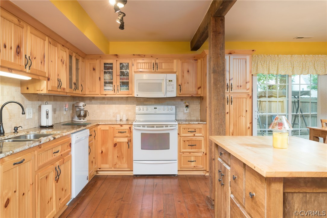 1400 Stone River Road North Chesterfield, VA 23235 - Photo 13 of 34 a kitchen with stainless steel appliances granite countertop a sink stove and refrigerator