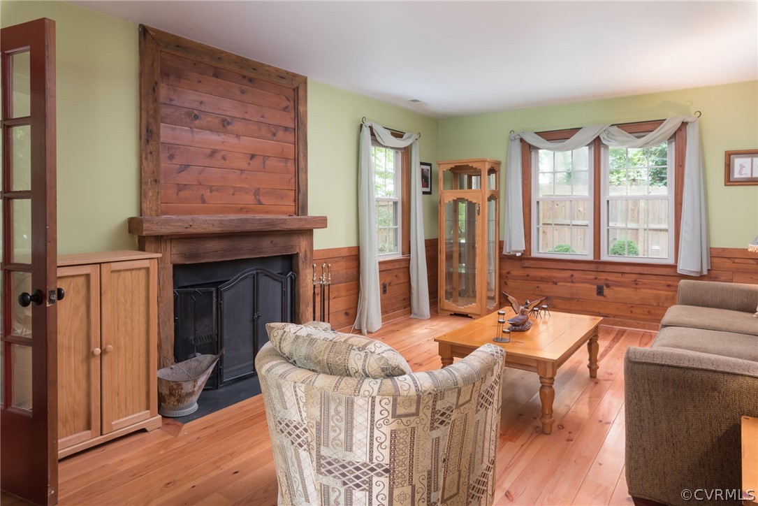 1400 Stone River Road North Chesterfield, VA 23235 - Photo 18 of 34 a living room with furniture and a fireplace
