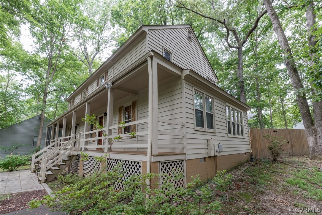1400 Stone River Road North Chesterfield, VA 23235 - Photo 5 of 34 a backyard of a house with lots of green space