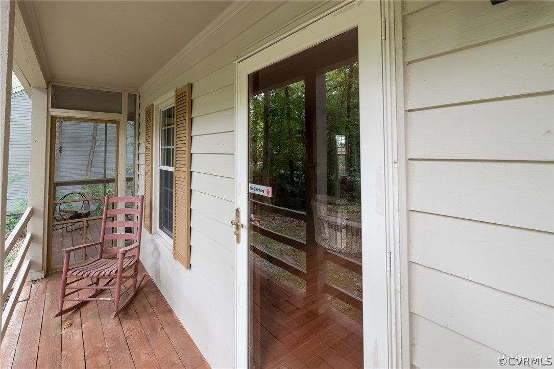 1400 Stone River Road North Chesterfield, VA 23235 - Photo 6 of 34 a view of a balcony from an empty room