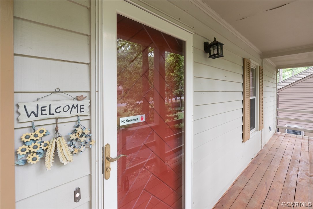 1400 Stone River Road North Chesterfield, VA 23235 - Photo 7 of 34 a view of a entryway door of the house