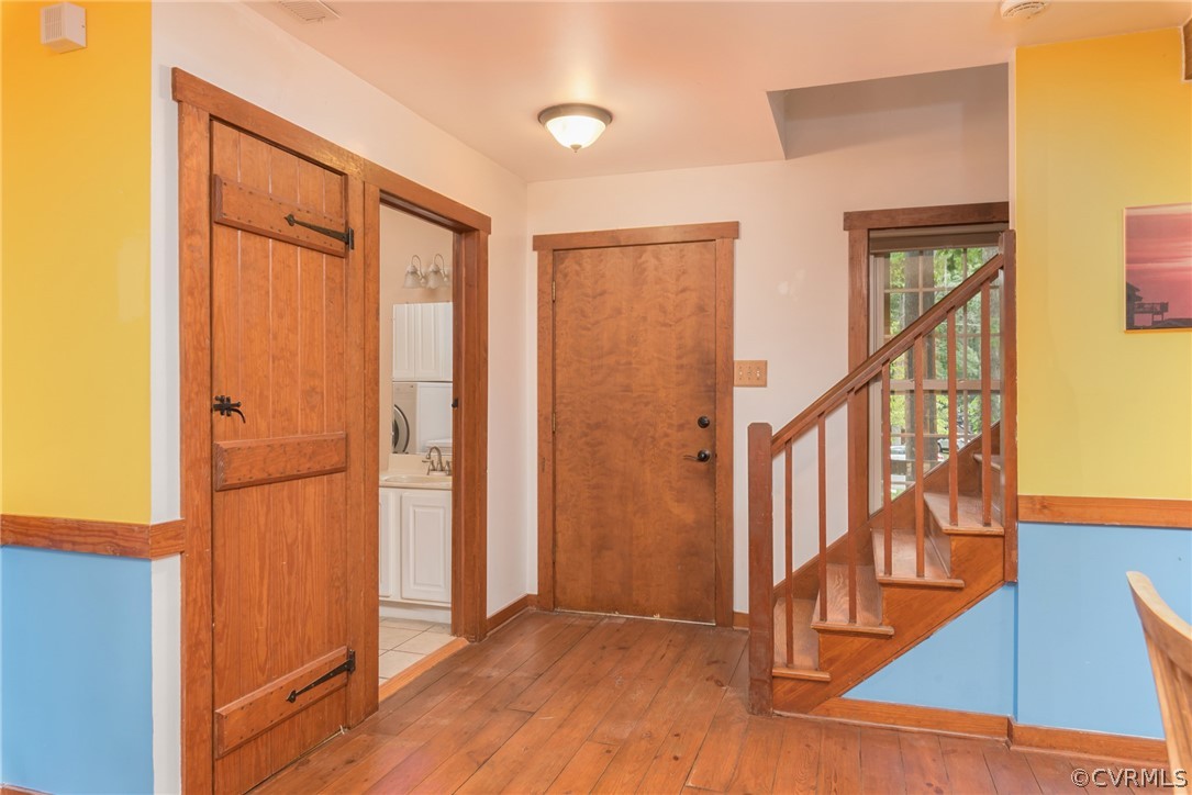 1400 Stone River Road North Chesterfield, VA 23235 - Photo 8 of 34 a view of an entryway with wooden floor