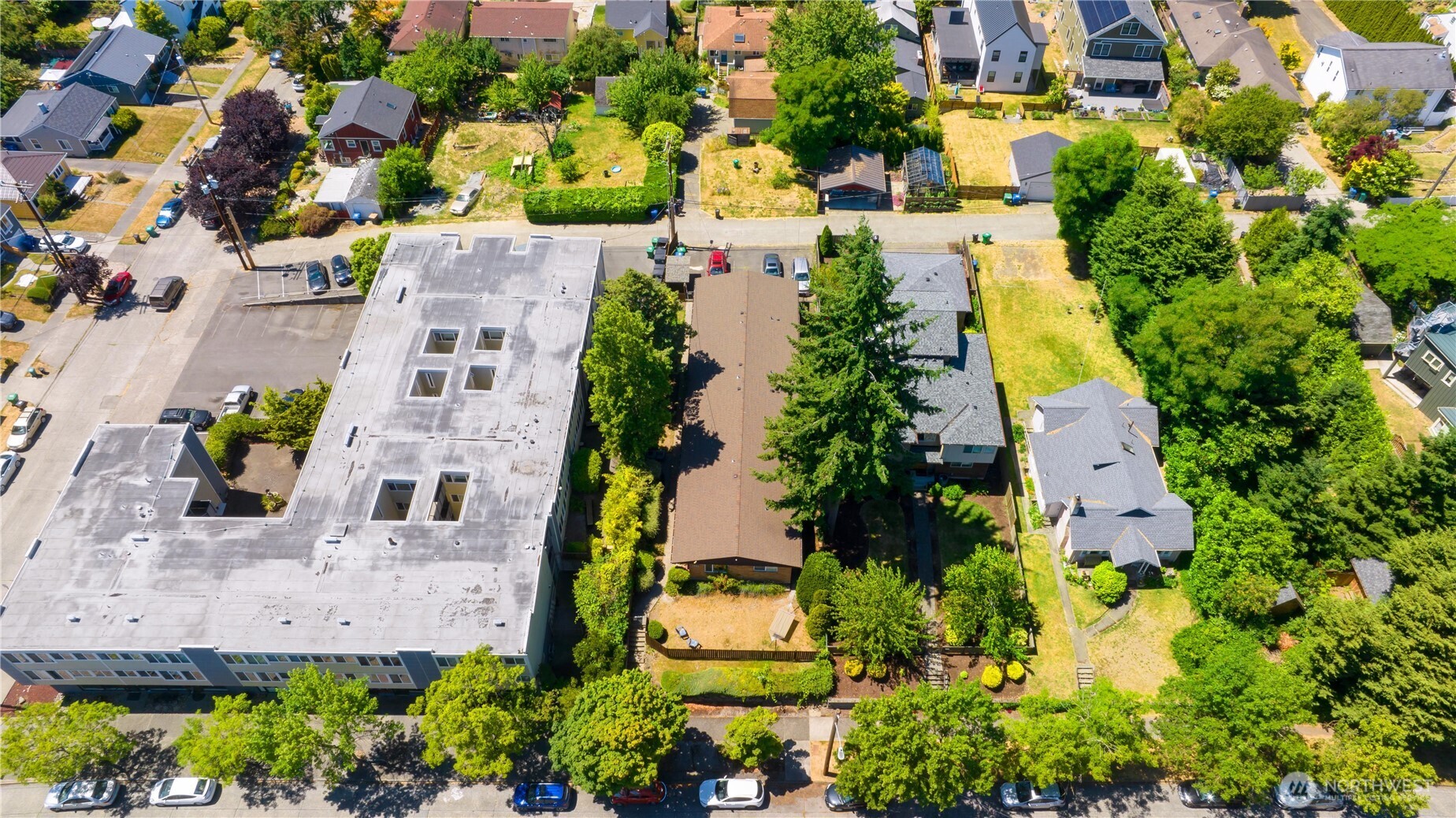 7343 35th Avenue Southwest Seattle, WA 98126 - Photo 5 of 36 an aerial view of multiple house