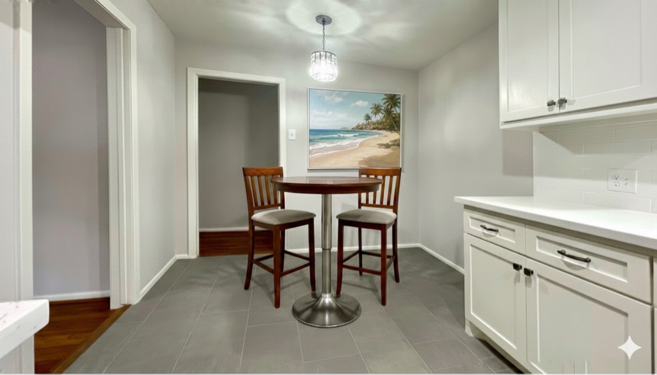5905 Darnell Street Houston, TX 77074 - Photo 9 of 34 a view of dining room and kitchen with furniture