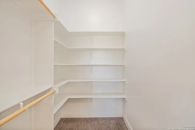 a view of a room with shelf