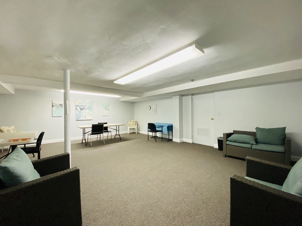 50 Green Street, Unit 209 Brookline, MA 02446 - Photo 12 of 16 a living room with furniture and a flat screen tv