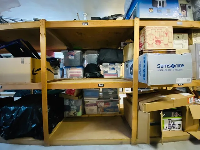 a view of storage and utility room