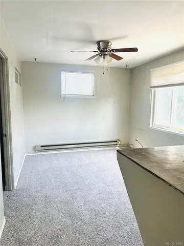 a view of a room with window