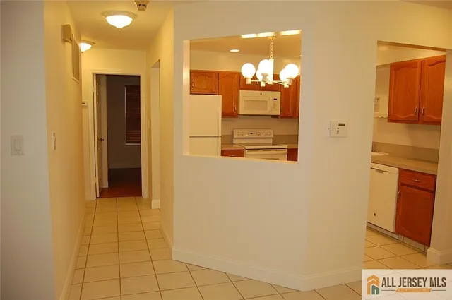 a bathroom with a mirror