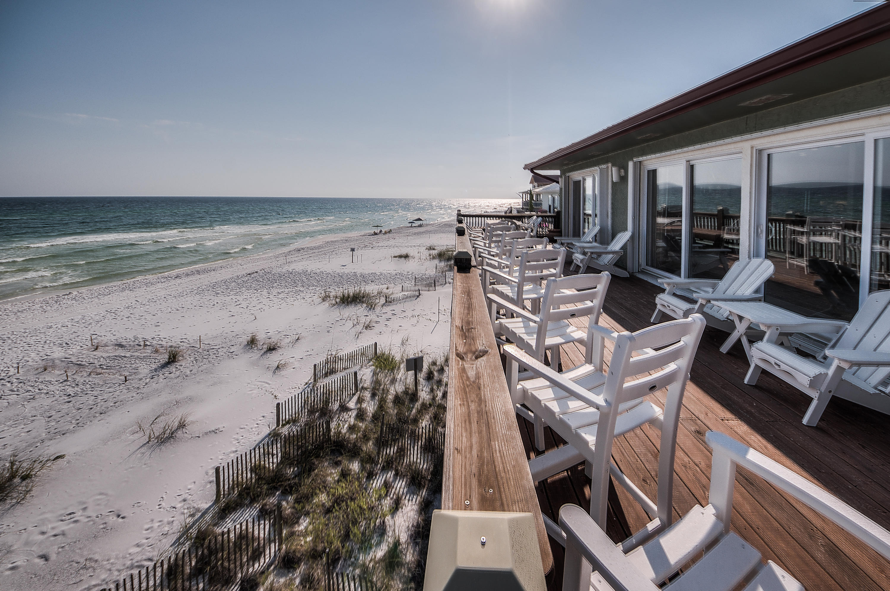 43 Fort Panic Road Santa Rosa Beach, FL 32459 - Photo 3 of 44 a view of a terrace with a table and chairs