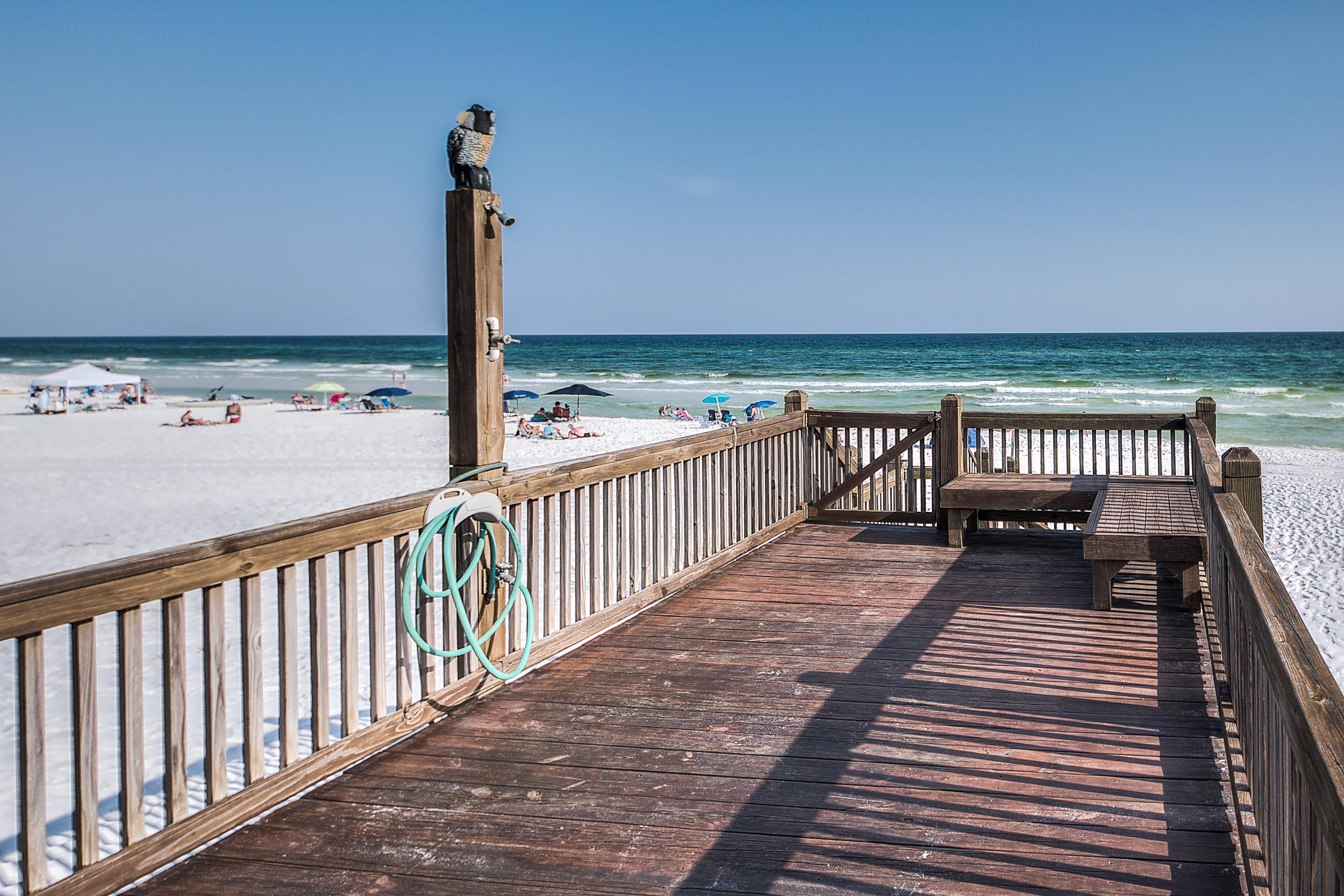 43 Fort Panic Road Santa Rosa Beach, FL 32459 - Photo 6 of 44 a view of a balcony with wooden floor
