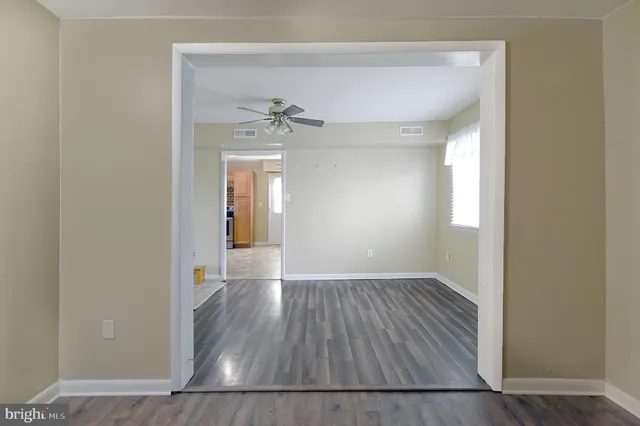 wooden floor in an empty room