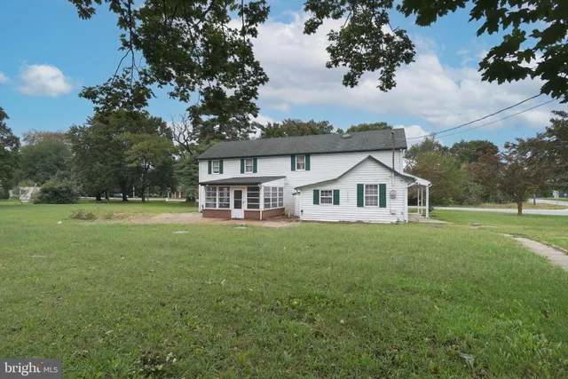 a house view with a garden space