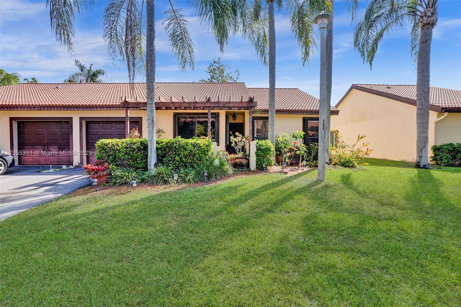 front view of house with a yard