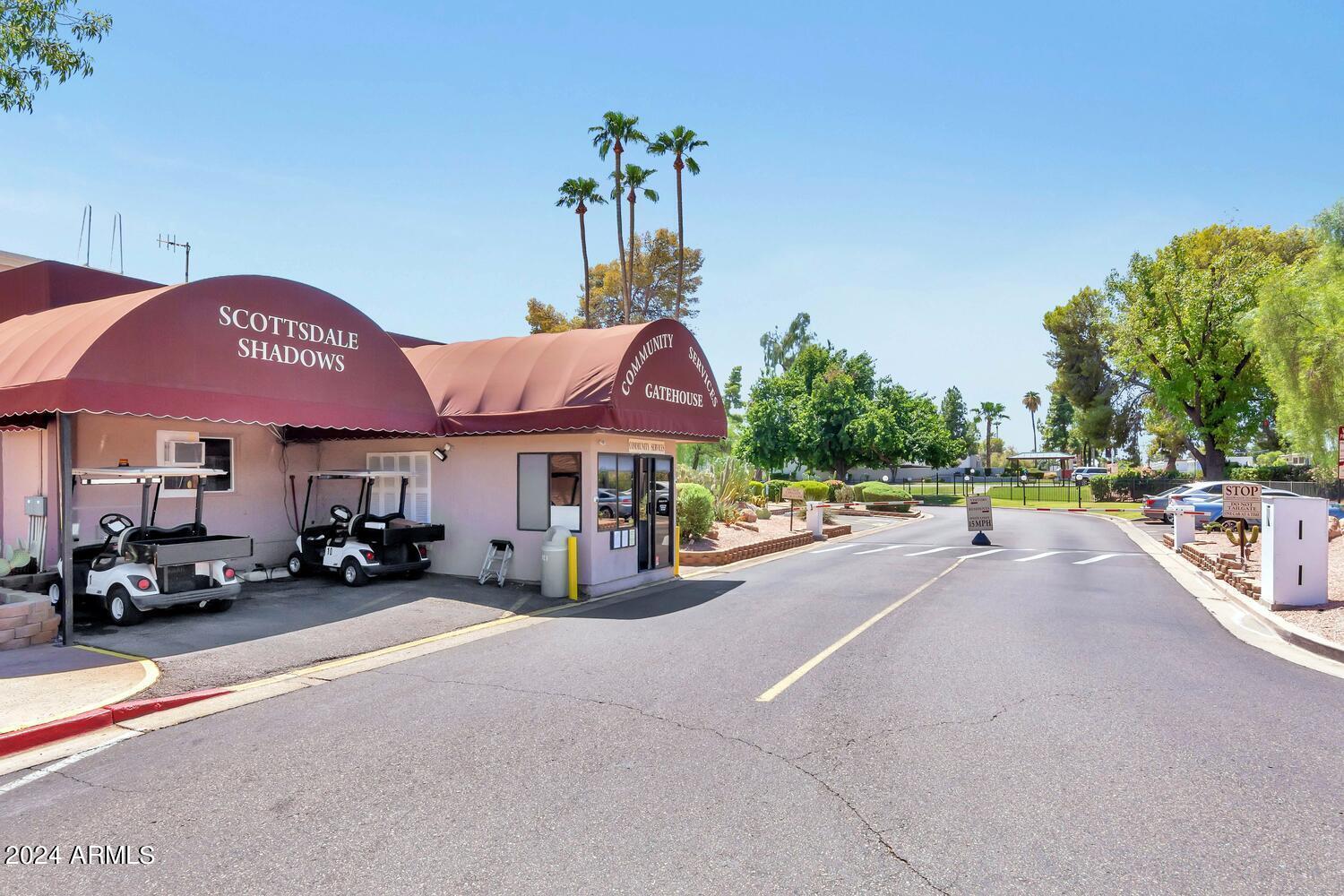 7930 East Camelback Road, Unit 301 Scottsdale, AZ 85251 - Photo 9 of 32 24 Hr. Manned Guardgate.