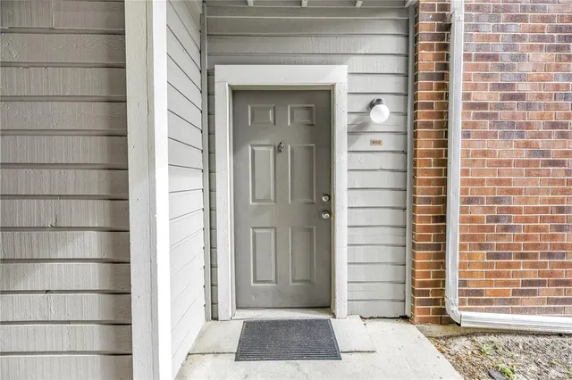 a view of a entryway door of the house