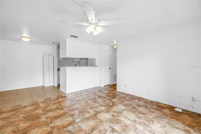 a view of a kitchen with a stove