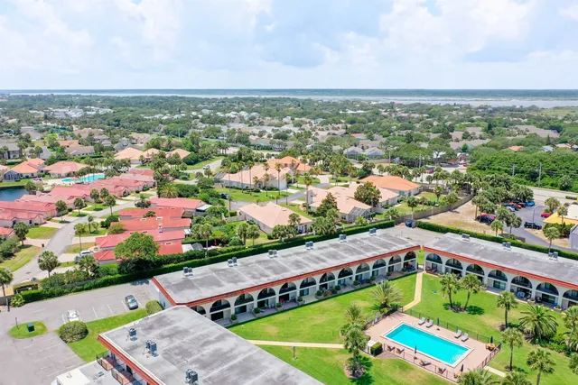 a view of a city from a terrace