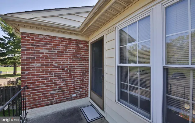 a view of front door