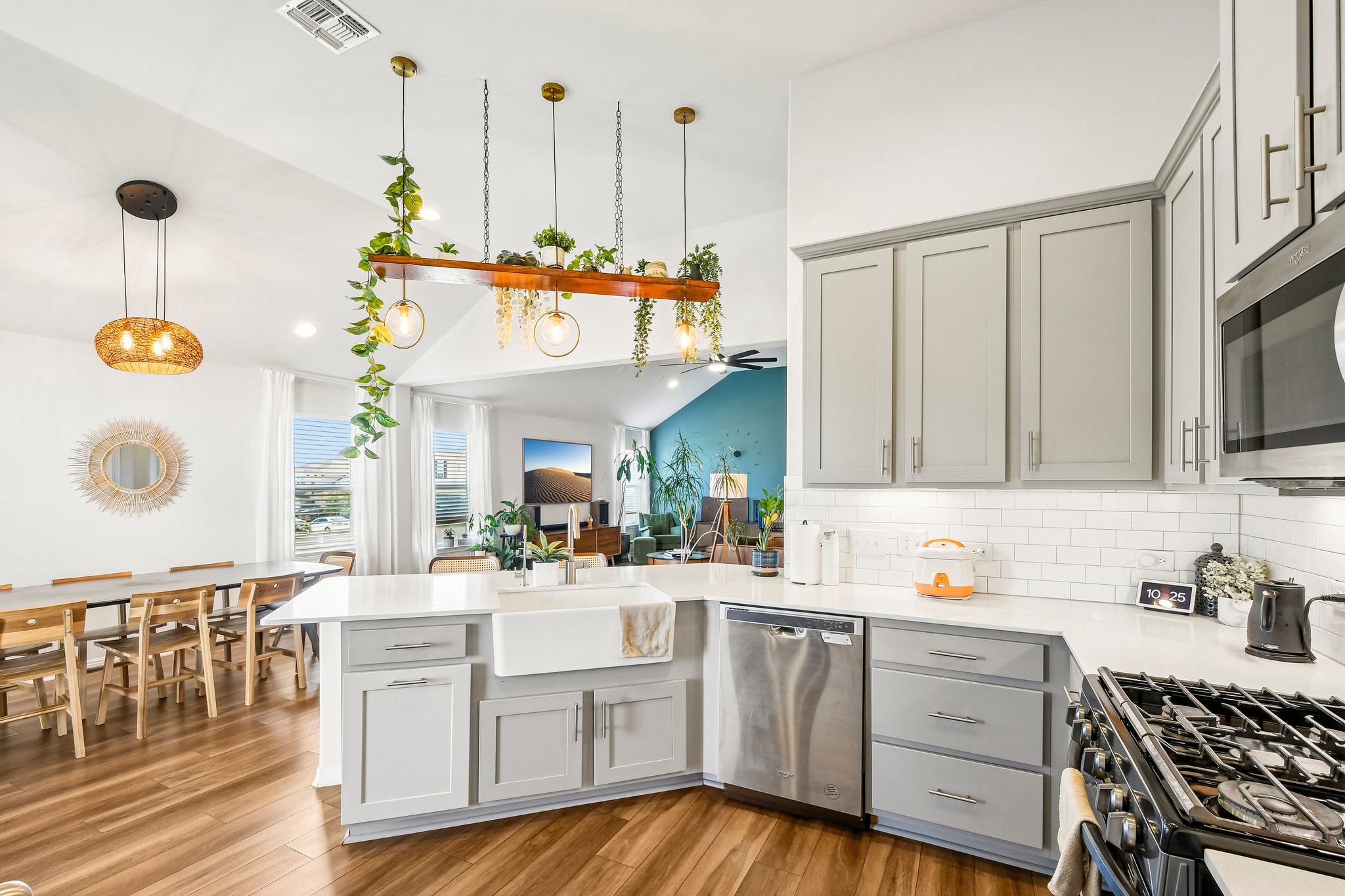 10700 Sentinel Drive Austin, TX 78747 - Photo 14 of 27 This kitchen is ready for everything from breakfast chaos to dinner with friends.