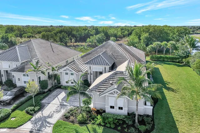 a aerial view of a house