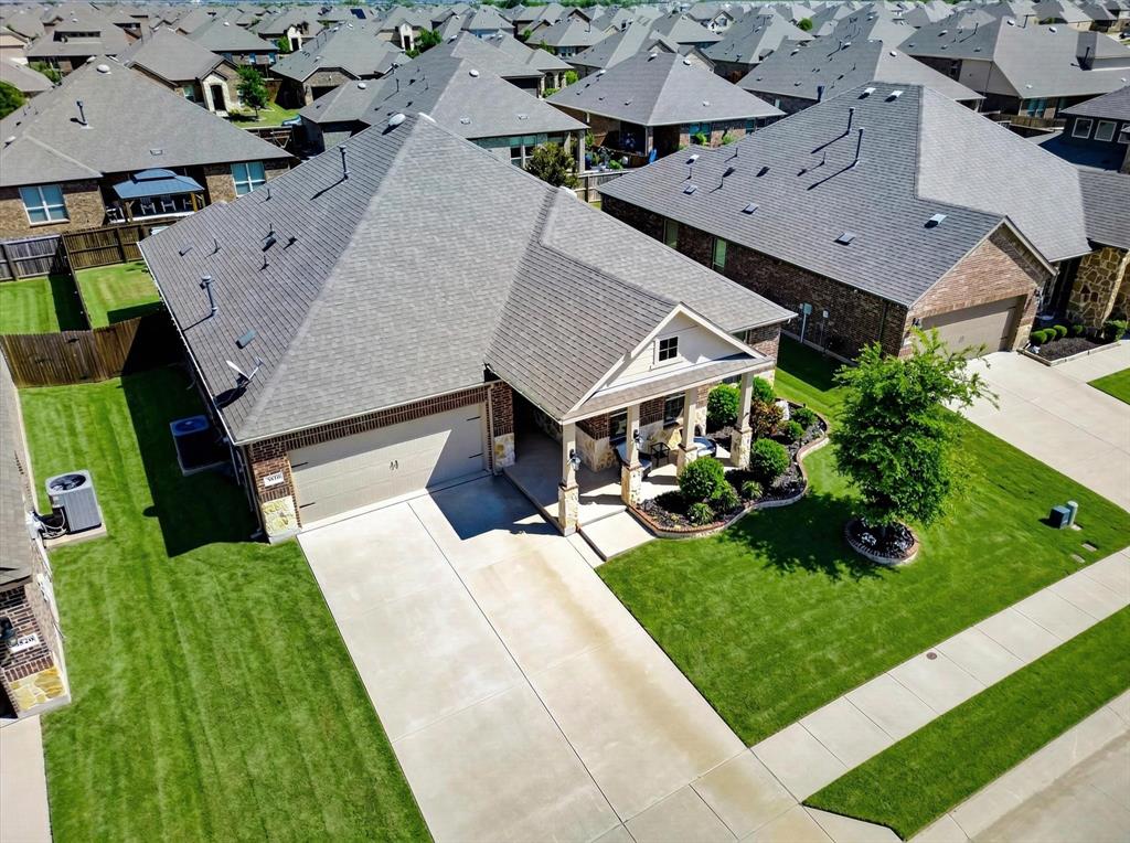 2816 Permian Road Aubrey, TX 76227 - Photo 29 of 36 Aerial perspective of suburban area