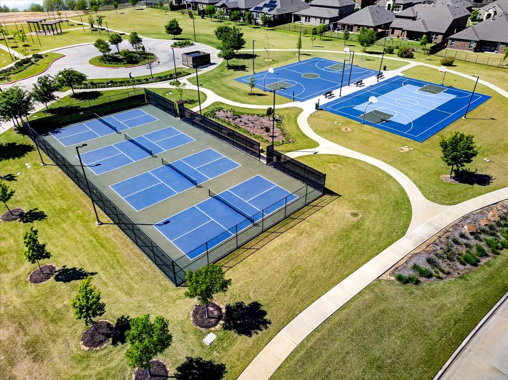 2816 Permian Road Aubrey, TX 76227 - Photo 33 of 36 Aerial view of residential area