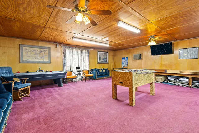 a view of a lake with houses