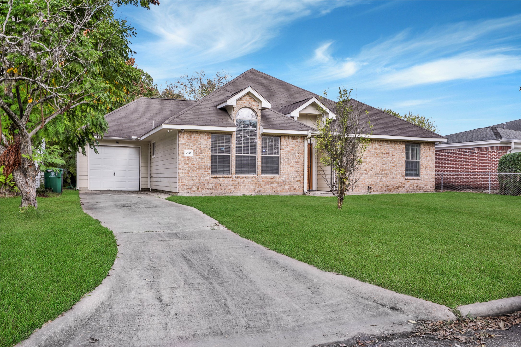 4943 Gammage Street Houston, TX 77021 - Photo 22 of 22 The long driveway and single car garage offers plenty of space for parking and storage. This partly furnished single story 3-4 bedroom home with a garage and private yard w/ lawncare included is the one you've been waiting for!