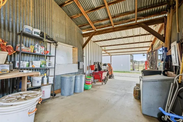 a view of storage and utility room