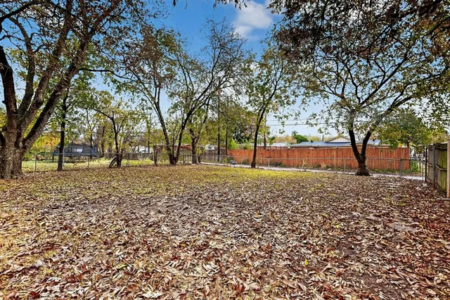 a view of outdoor space with trees