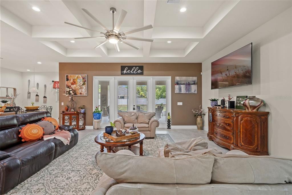 17601 Hanna Road Lutz, FL 33549 - Photo 9 of 48 a living room with furniture and a large window