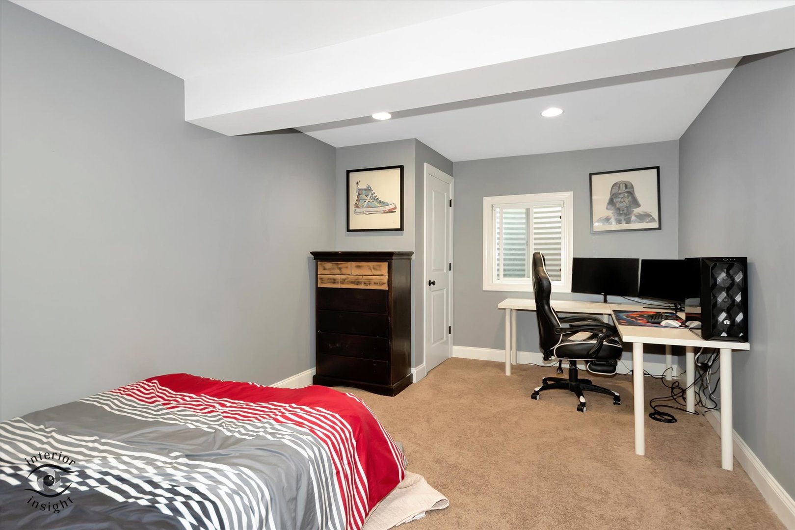 1366 Fox Hound Trail Beecher, IL 60401 - Photo 19 of 26 a bedroom with a workspace and a window