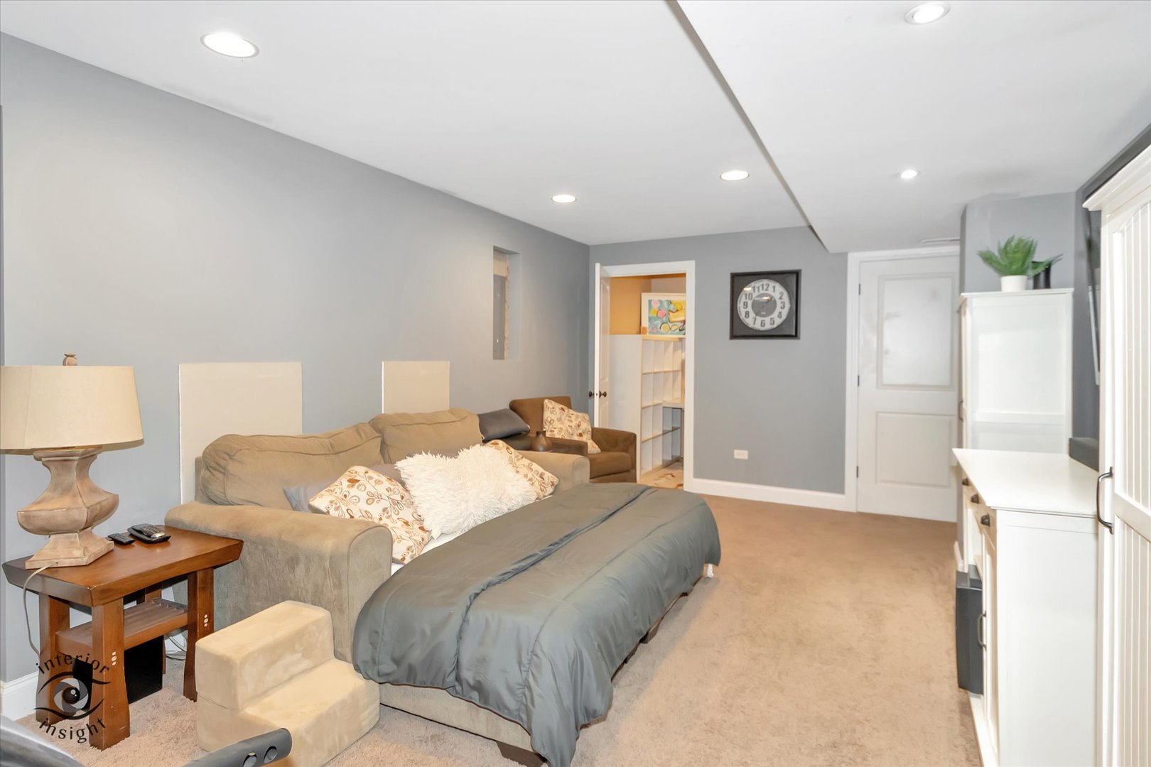 1366 Fox Hound Trail Beecher, IL 60401 - Photo 20 of 26 a bedroom with furniture and a flat screen tv