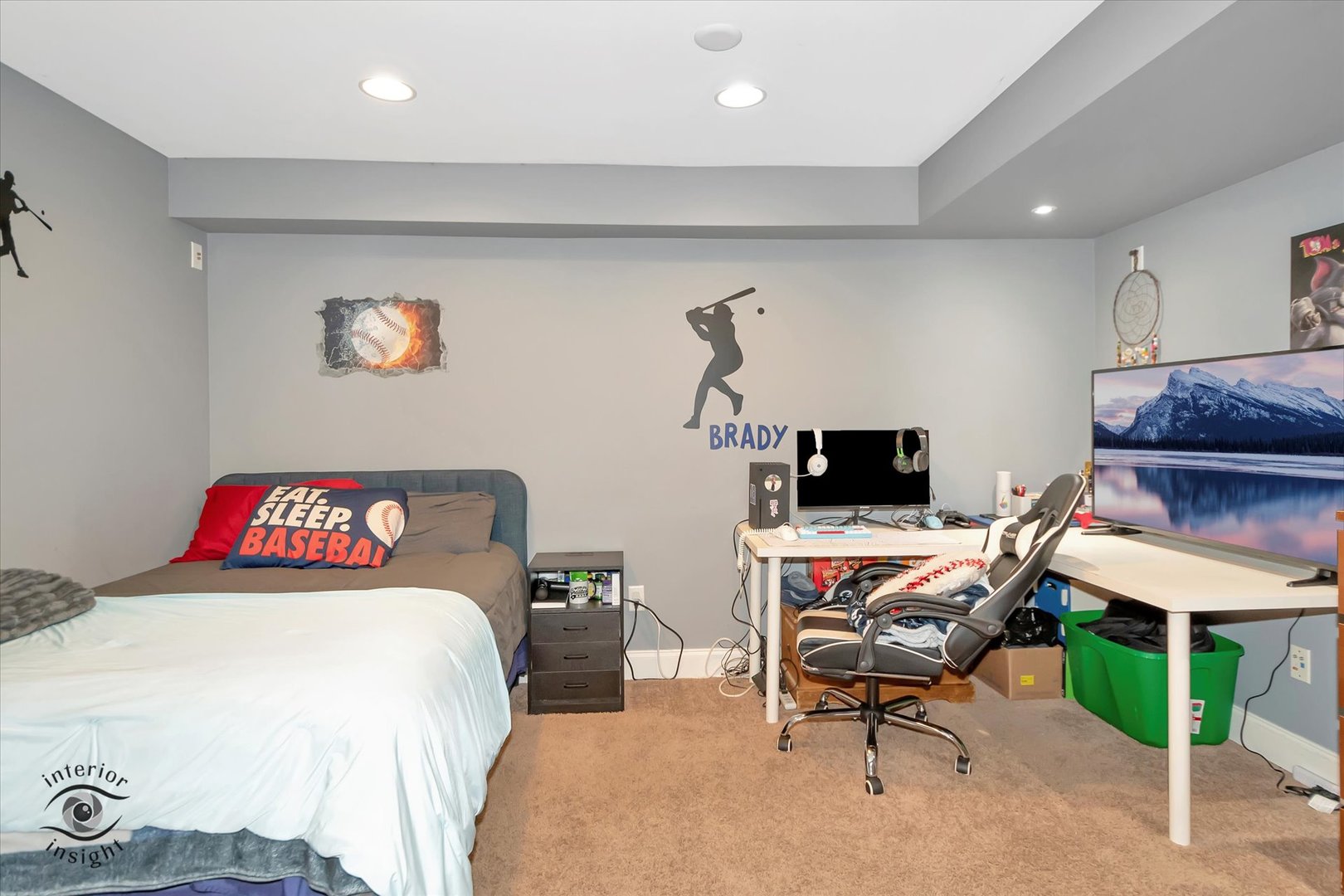 1366 Fox Hound Trail Beecher, IL 60401 - Photo 24 of 26 a bedroom with a bed and a chair