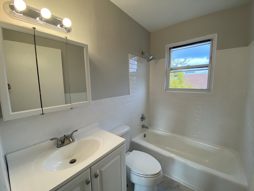 157-167 Delhi Street Boston, MA 02126 - Photo 6 of 16 a bathroom with a sink mirror toilet and bathtub